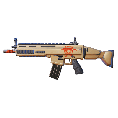 SCAR, official Creative Destruction assault rifle artwork