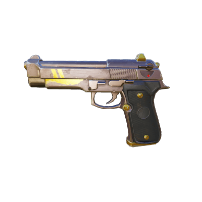 92F, official Creative Destruction pistol artwork