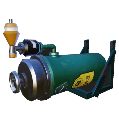 LN2 Thrower, official Creative Destruction trap & gadget artwork