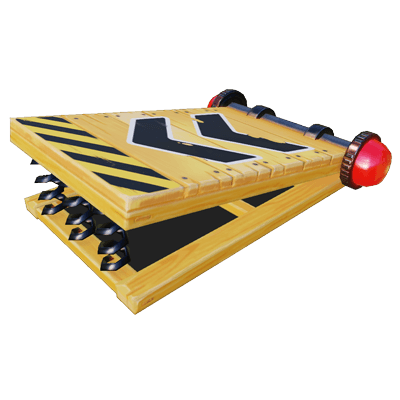 Springboard, official Creative Destruction trap & gadget artwork