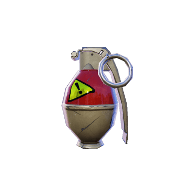 Grenade, official Creative Destruction throwable artwork