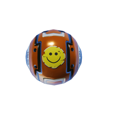 Bowling Bomb, official Creative Destruction throwable artwork