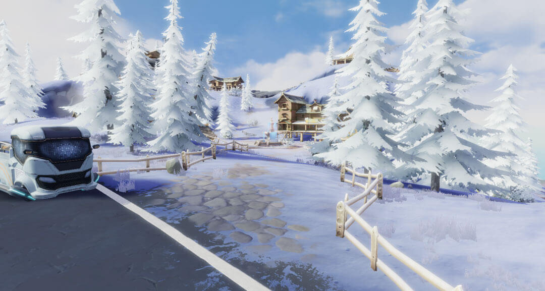 Ski Resort, an official Creative Destruction island location