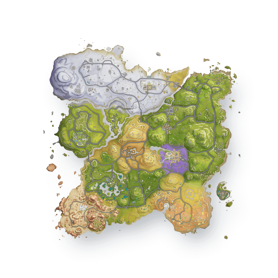 Official Creative Destruction island map